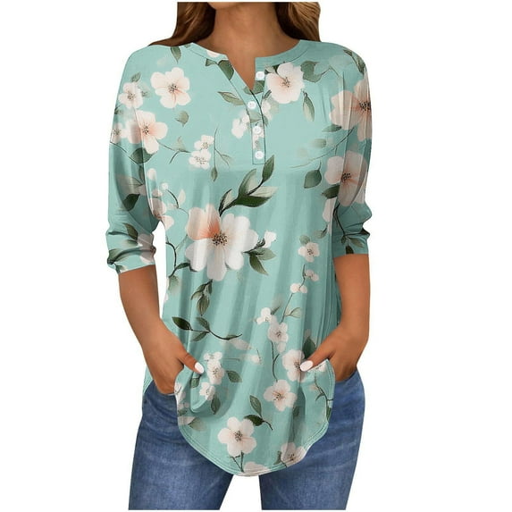 Women Work Blouses for Office Professional Cotton T Shirts Loose Fit Generic Brand Tops for Women