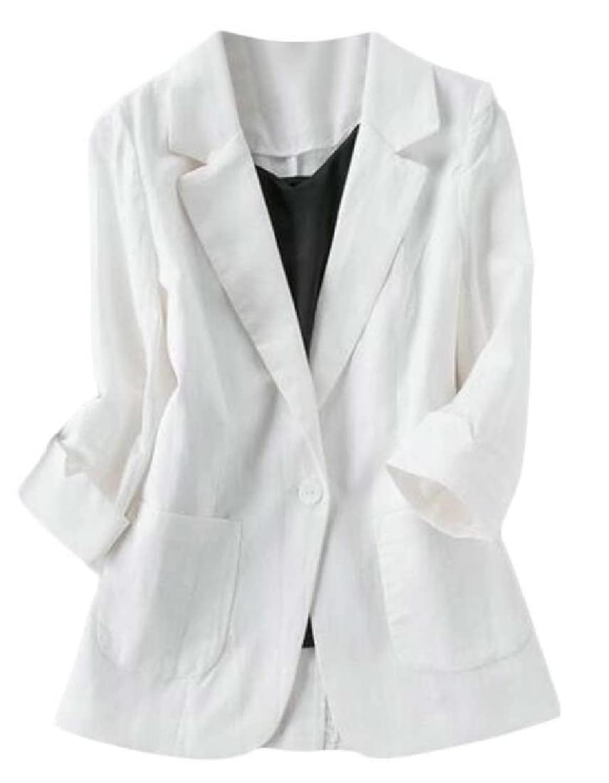 White Linen Jacket Women, 30 Colors, Linen Blazer Women, Casual Linen Jacket  for Woman, Linen Cardigan 