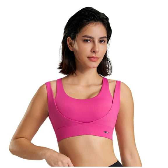 Women Workout Bras Solid Seamless Bra Sport Yoga Slim Tank Tops Wireless Breathable Brassiere Supportive Wireless Underwear Running