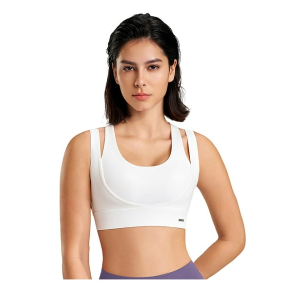 Women Workout Bras Solid Seamless Bra Sport Yoga Slim Tank Tops Wireless Breathable Brassiere Supportive Wireless Underwear Running