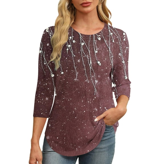 Women Workout Tops Long Elegant Blouses for Women Dressy Casual Womens Shirts Loose Fit