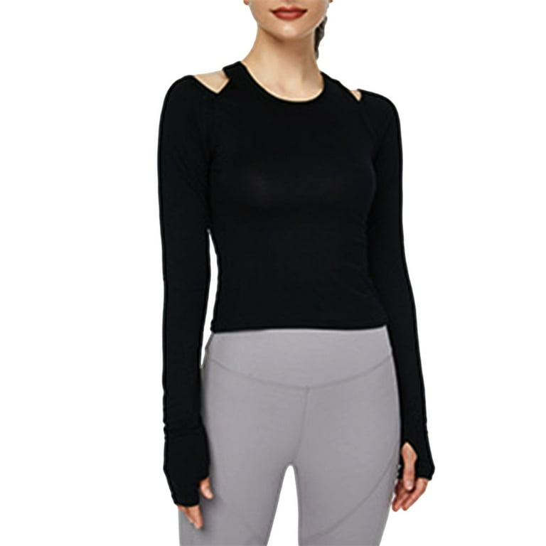 Walmart womens hotsell workout tops