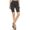 thumbnail image 1 of Women Workout Yoga Seamless Biker Shorts High Waist Non-See Through Shorts - (Charcoal), 1 of 2