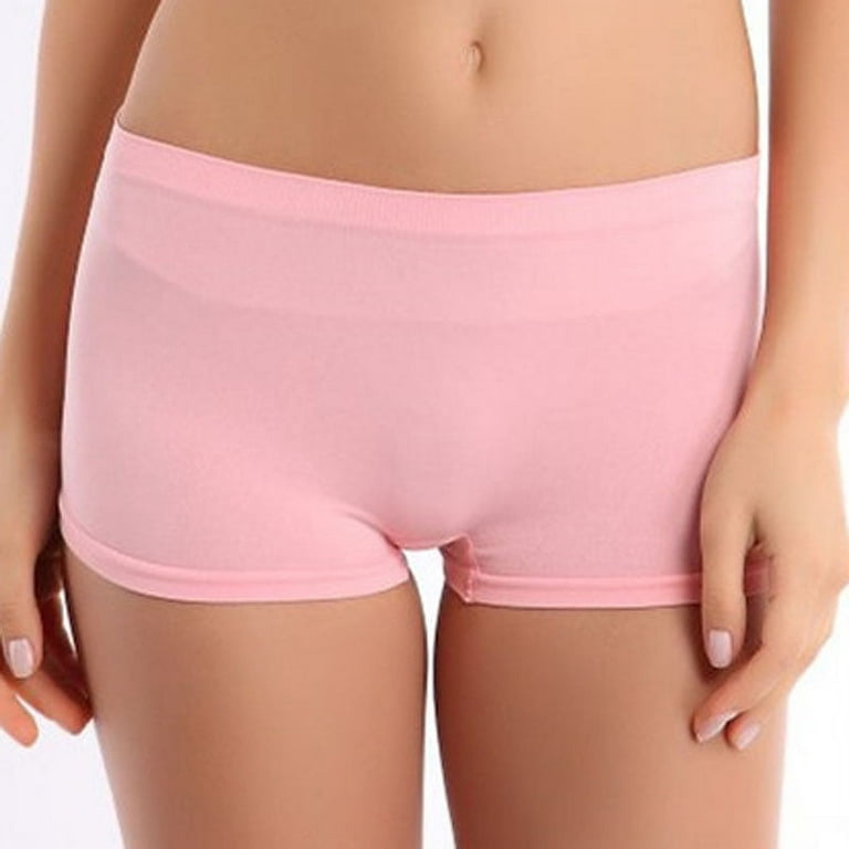 NICSY Women's Panties Booty Shorts Yoga Gym Workout Running Elastic Waist  Hot Sexy Panty Stretchy Athletic Shorts Multicolor Pack 4 Small :  : Fashion