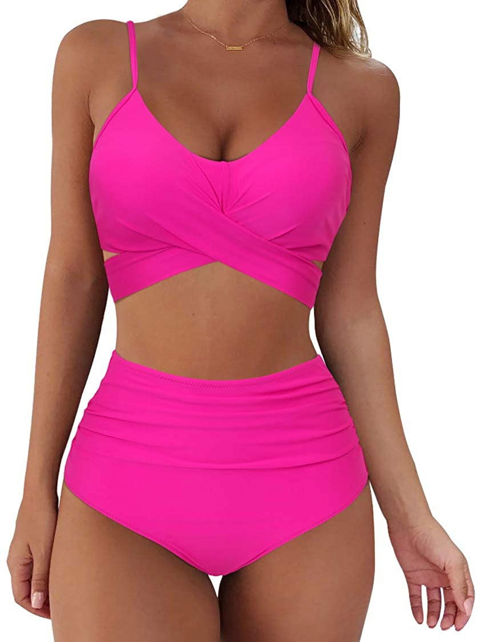 Push up best sale wrap bikini top