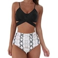thumbnail image 1 of Women Wrap Bikini Set Push Up High Waisted 20 Piece Swimsuits Plus Size Swimwear, 1 of 7