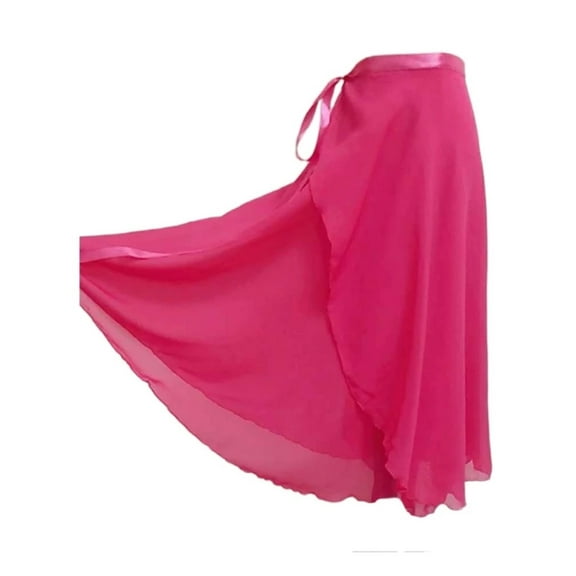 Women Wrap Dance Skirt Girls Long Dance Skirt Ballet Wrap Skirt Dance Skate Over Scarf Skirt Dancewear