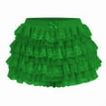 thumbnail image 1 of Women Y2K Lace Multi-Layered Bloomers, Ruffle Shorts, Short Pumpkin Pants, Elastic Waist Sweet Pettipants Green S, 1 of 5