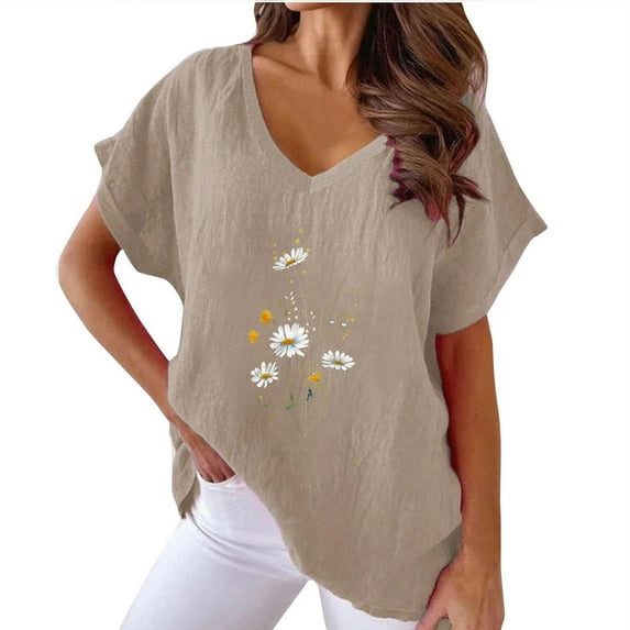 Women Y2K Off Shoulder Long Sleeve Tees Slim Fit Floral Print Blouses for Women Short Sleeve Shirts for Women Work