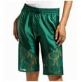 thumbnail image 1 of Women Y2K Satin Bermuda Shorts Lace Trim Midi Shorts High Waist for Street to Beach, 1 of 8