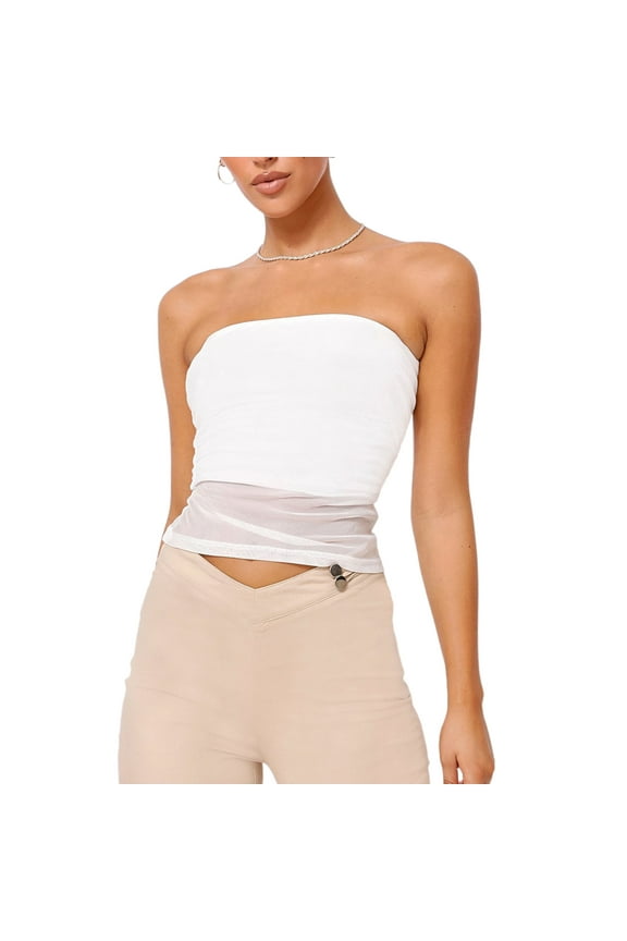 Women Y2k Backless Crop Top Vintage Sexy Sleeveless Tie Up Mini Vest Camisole Summer Cute E Girl Fairy Streetwear