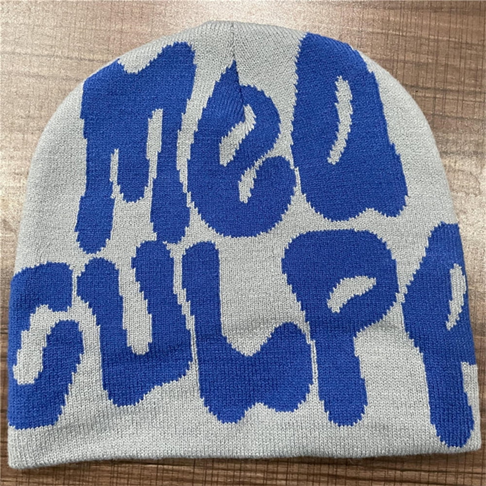 Women Y2k Beanie Hat Slouchy Knitted Beanies Y2k Accessories Skull Caps