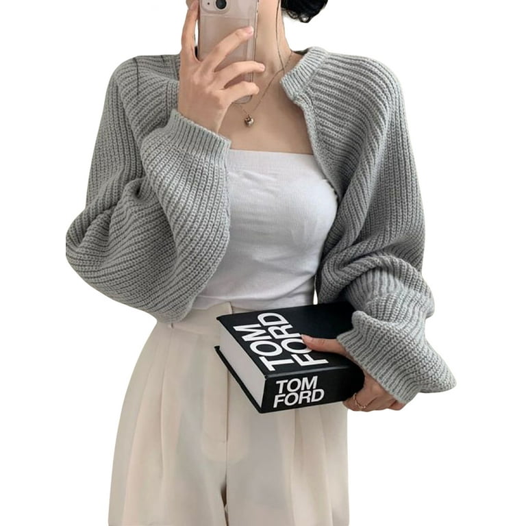 Vintage crop cardigan best sale