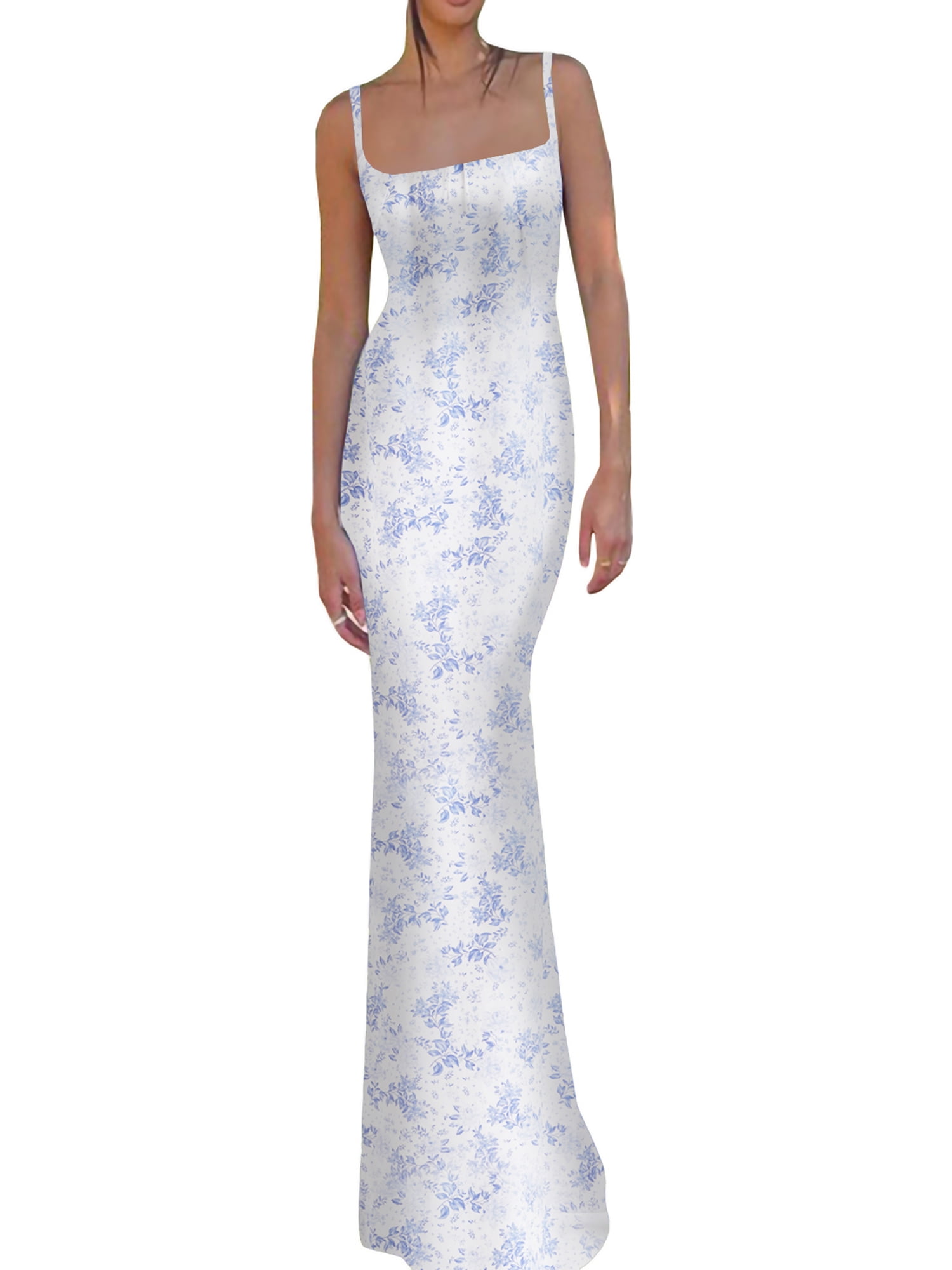 Strapless Sleeveless Backless Slim Y2K Chic Elegant Knitted Summer Fashion Party Dresses Maxi Dress main image 0