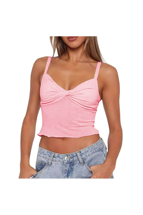 Women Y2k See Through Mesh Crop Tank Top Spaghetti Strap Sheer Cami Shirt Sexy Summer Cute Going Out Top