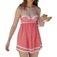 thumbnail image 1 of Women Y2k Square Neck Short Dress Low Cut Sleeveless Bustier Mini Dress Going Out Spaghetti Strap Sundress, 1 of 7