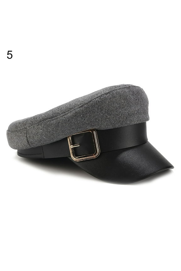 Women Yacht Captain Sailor Hat, Newsboy Cabbie Peaked Beret Cap