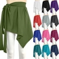 thumbnail image 1 of Women Yoga Ballet Wrap Skirt, Beach Cover Up Skirt, Athletic Skirt Sarong for Yoga Ballet Tennis Jogging, Silver, Plus Size, 1 of 5