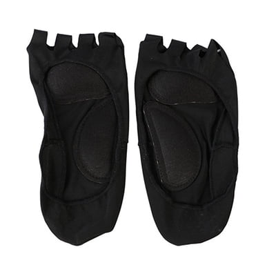 Women Yoga Dance Sport Massage Toe Socks Five Fingers Toes Compression Socks Arch Support Foot Pain Sock for Health Foot Care (black)