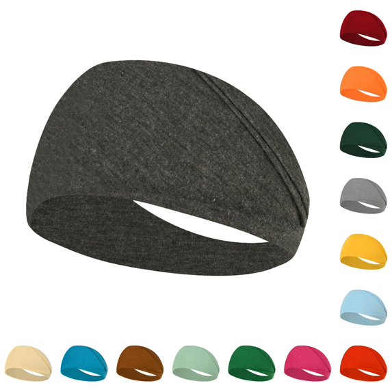 Women Yoga Elastic Headbands Non Sweat Hair Wrap Workout Running Sport Headband for Girls Gym Fitness