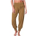 thumbnail image 1 of Women Yoga Joggers Loose Sweat Pants, High Waist with Pockets, Polyester Spandex, Workout Casual, 1 of 6