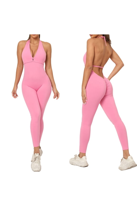 Women Yoga Jumpsuits Workout Sport Jumpsuits Women Activewear Women Sports Bodysuits & Jumpsuits Women Sports Jumpsuits Crisscross Backless Sports Romper