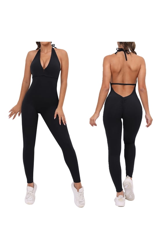 Women Yoga Jumpsuits Workout Sport Jumpsuits Women Activewear Women Sports Bodysuits & Jumpsuits Women Sports Jumpsuits Crisscross Backless Sports Romper