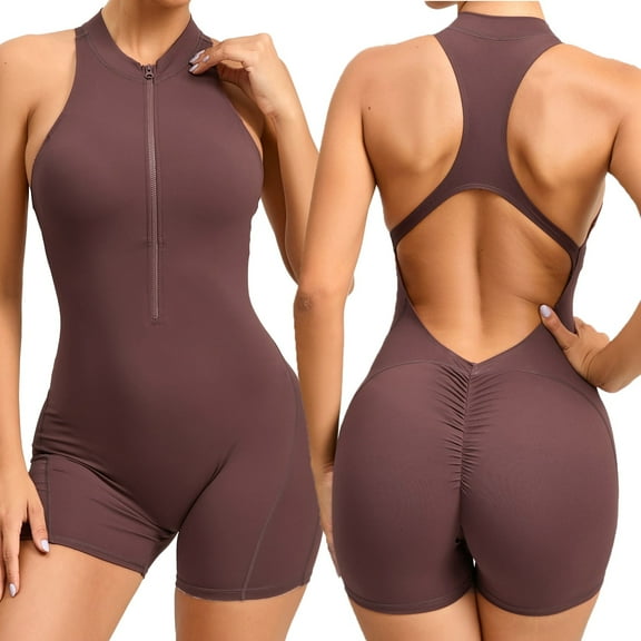 Women Yoga Jumpsuits Workout Sport Jumpsuits Women Activewear Women Sports Bodysuits & Jumpsuits Women Sports Jumpsuits Crisscross Backless Sports Romper