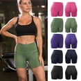 thumbnail image 1 of Women Yoga Leggings with Pockets High Waist Compression Workout Running Gym Shorts For Cycling, table tennis, volleyball, tennis, 1 of 8