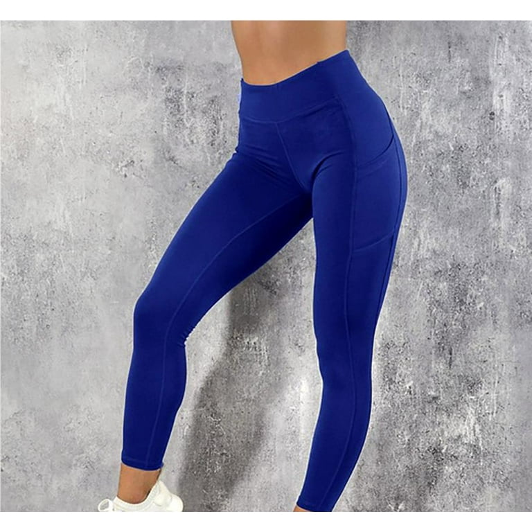 Women Yoga Pants High Waist Tummy Control Fitness Workout Trousers Bootcut  Jogger 4 Way Stretch Leggings with Pockets 