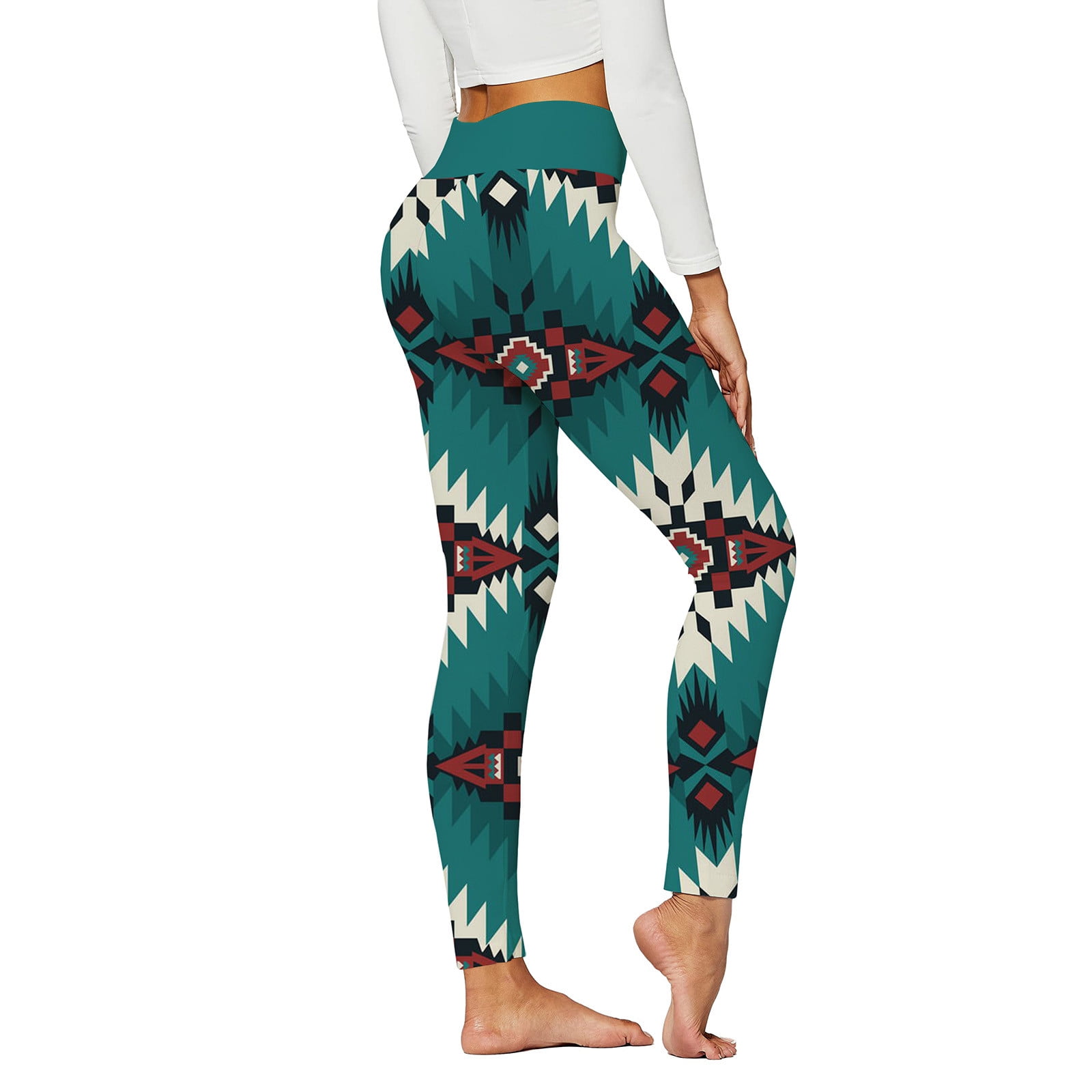 New Women Fashion Native American 3D All Over Printed Legging + Hollow  TankYoga Pants Plus Size Casual High Waist Sport Pants Leggings