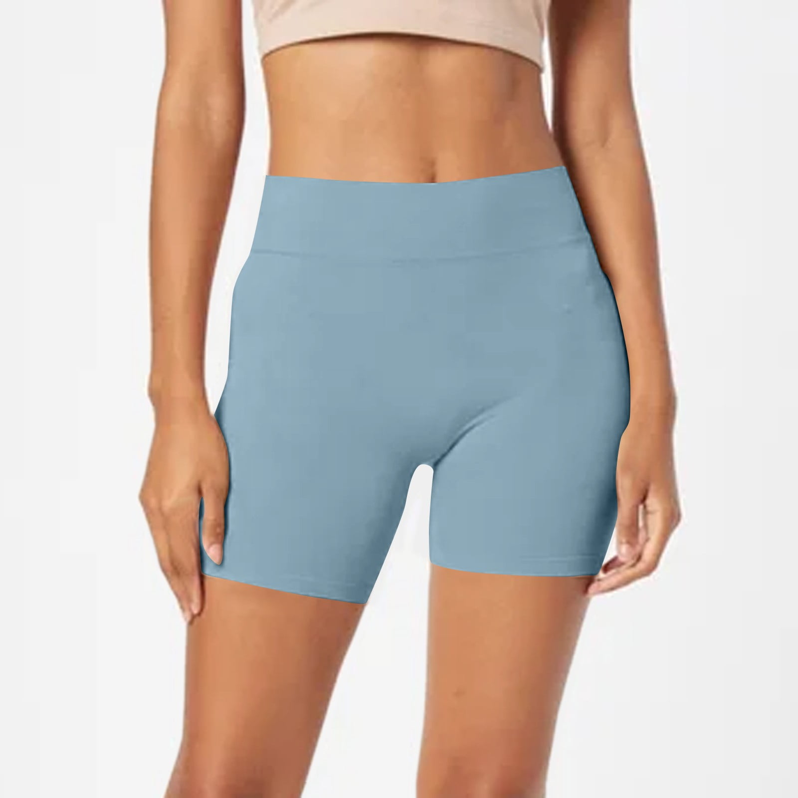 Women's Summer Casual Workout Peach Lifting Shorts Female