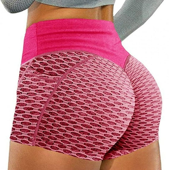 New Women Yoga Shorts Solid Color Tight-fitting Hip Bottom Pantie Gym Workout Elastic Casual Sports