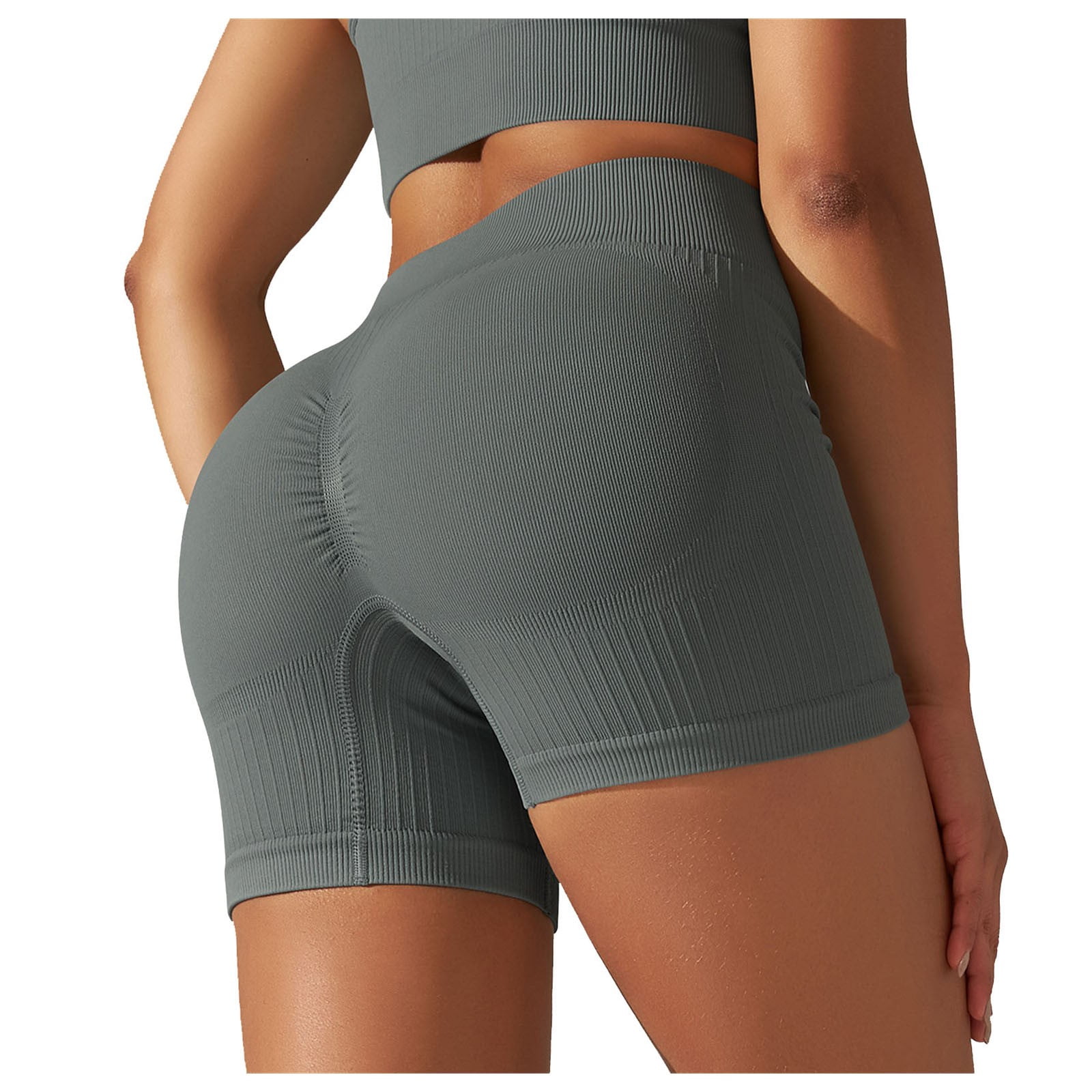 ROTTO Women’s High-Waist Yoga Shorts – Seamless, Breathable, 4-Way Stretch For Gym, Running & Cycling