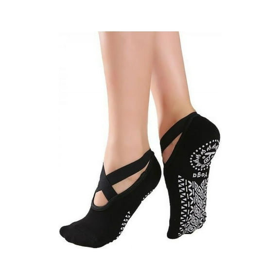Women Yoga Socks Anti Slip Bandage Sports Ladies Girls Ballet Socks Dance Sock Slippers