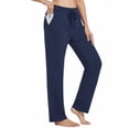thumbnail image 1 of SPECIAL MAGIC Women Cotton Yoga Sweatpants with Drawstring Wide Leg Lounge Pajama Pants for Workout Jogging Running Home & Leisure, 1 of 7