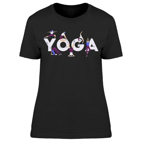 Women Yoga T-Shirt Women -Image by Shutterstock, Female Large