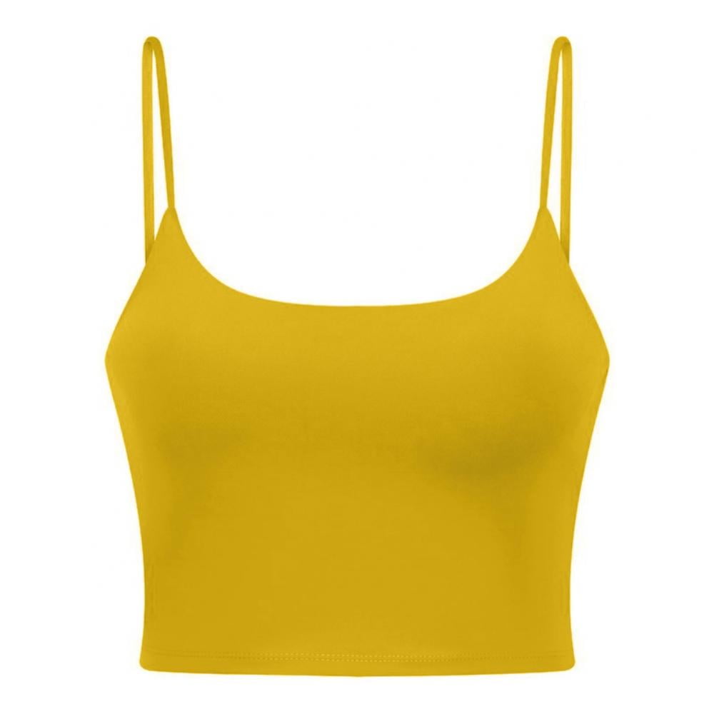 Womens Yoga Tank Top With Built In Bra For Sports, Running, Workout,  Fitness From Xiaobaigou, $14.27