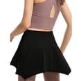 thumbnail image 1 of Women Yoga Tennis Self Tie Cover Up Wrap Skirt Hip Covering Scarf Solid Color Workout Running Tie Up Half Length Skirts, 1 of 13