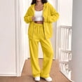 thumbnail image 1 of Women Zip Up Hoodie Jogger Pants Casual Tracksuit Outfit Set XL, 1 of 7