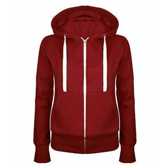 Women Zip Up Hoodies Fleece Sweatshirts Lightweight Fall Jackets Long Sleeve Tops with Pockets Trendy 2025