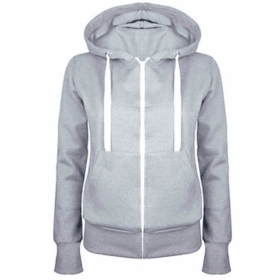 Women Zip Up Hoodies Fleece Sweatshirts Lightweight Fall Jackets Long Sleeve Tops with Pockets Trendy 2025
