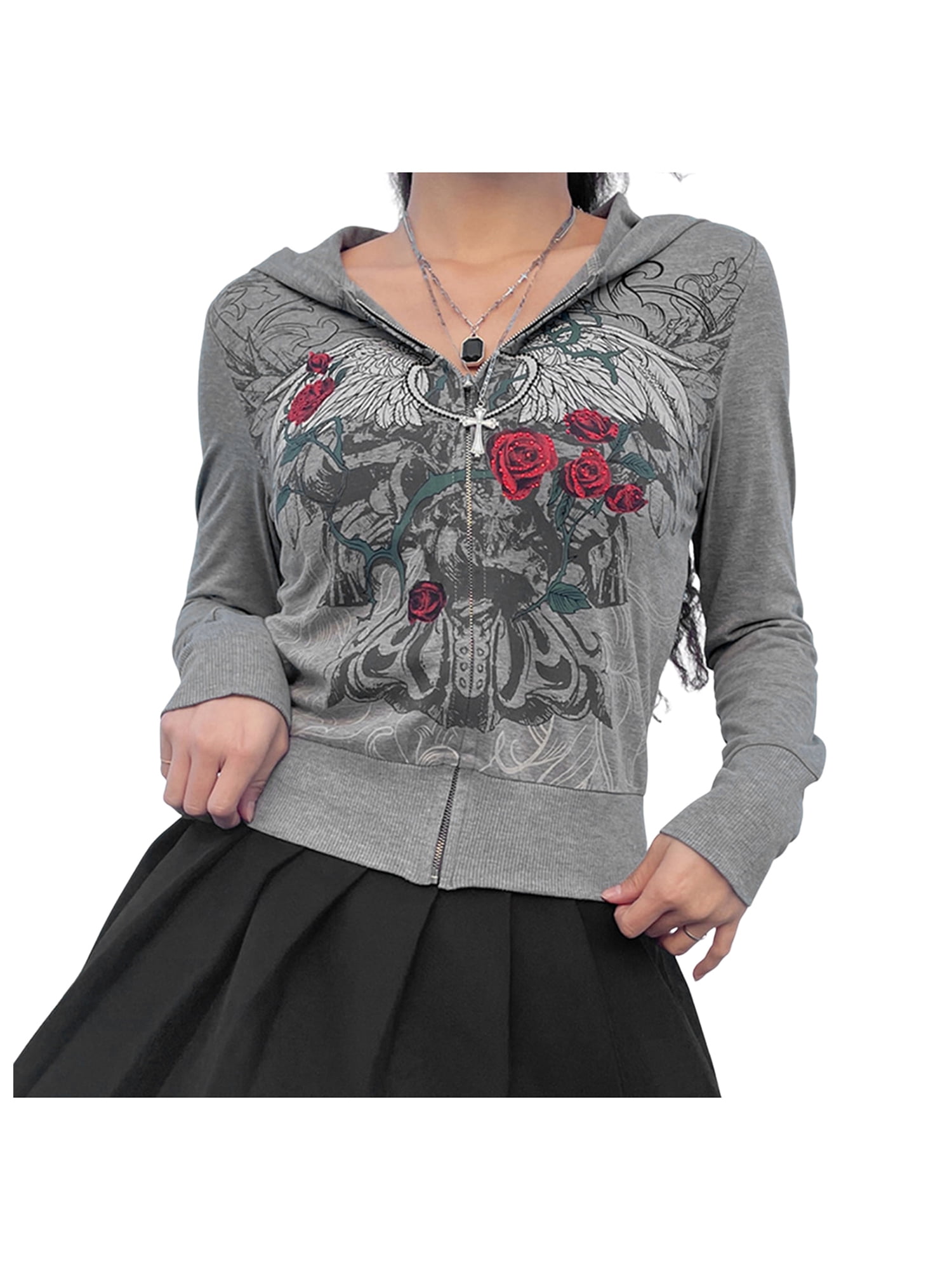 Aesthetic rose cheap hoodie