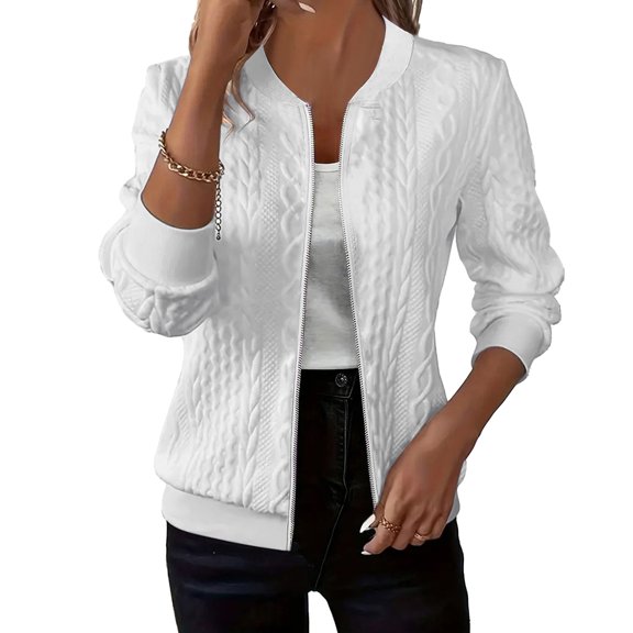 Women Zip Up Jackets Stretchy Soft Fabric Athletic lounges Wear Stand Collar Hoodless Outerwear For Gym Dance Hiking