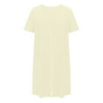thumbnail image 1 of Women Zipper Robe Lightweight House Coat Zip Front Short Bathrobes Soft Nightgown with Pockets, 1 of 8