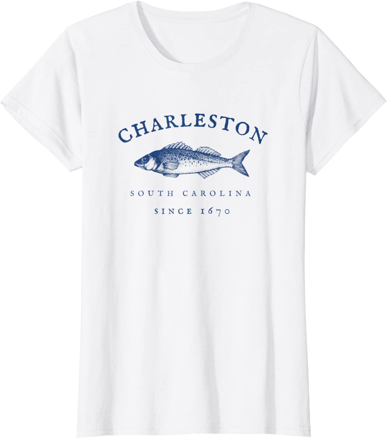Women and Men Shirt Retro Charleston South Carolina Fishing T