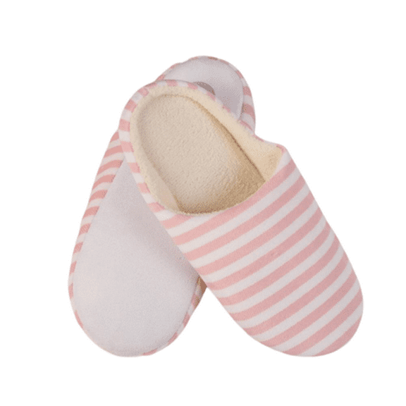 Women and Men's Slippers Comfort Bubble Fleece Memory Foam House Slippers Indoor Outdoor Anti Slip Rubber Sole