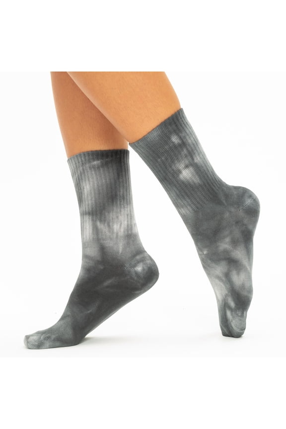 Women and Men's Tie-dye Graffiti Cotton Winter Casual Sock Set, Soft Crew Dress Sock (1 Pair)