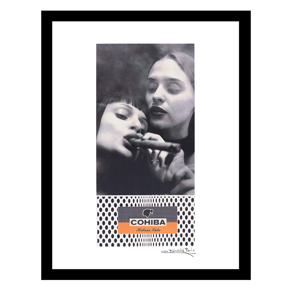Women and their Cigar - Framed Print