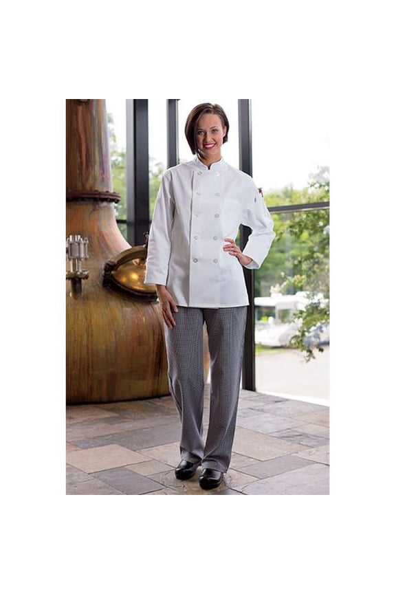 Women'S Chef Pant in Houndstooth - XLarge